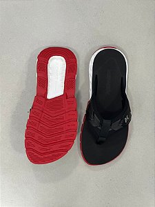 SANDALIA KENNER RAKKA (PRETO+BRANCO+VERMELHO)
