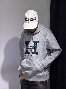 Moletom tommy  hilfiger  H cinza - XM06314020P7D