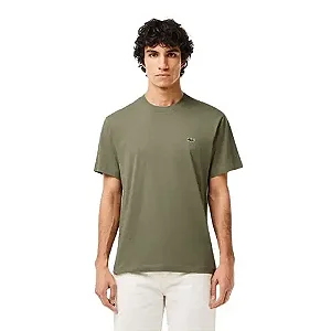 CAMISETA LACOSTE  VERDE MILITAR TH7744-23-S86