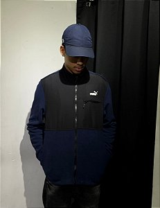 JAQUETA MOLETOM PUMA (AZUL MARINHO)