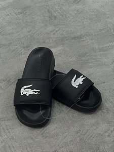 SLIDE LACOSTE SERVE 0.0- PRETO