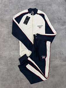 CONJUNTO AEROPOSTALE- BEGE E AZUL
