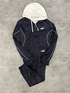 CONJUNTO PUMA POLY PIPING SUIT New Navy