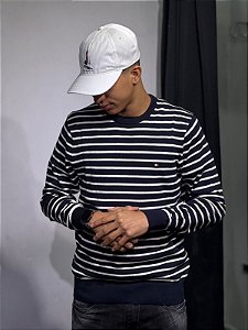 Sueter tommy hilfiger ESSENTIAL COTTON C NECK LISTRADA