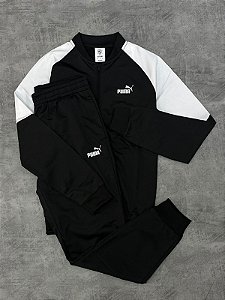 AGASALHO  PUMA POLY BASEBALL SUIT PUMA PRETO+BRANCO