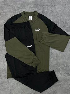 AGASALHO PUMA  POLY BASEBALL SUIT VERDE