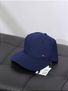 Bone tommy hilfiger Monograma - azul marinho