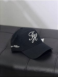 Bone tommy hilfiger TH Preto + branco