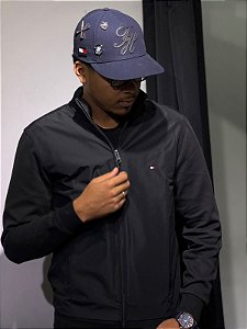 Casaco Tommy Hilfiger Homem Essential Intechno Mix Zip PRETO