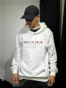 Moletom tommy hilfiger bandeirinha