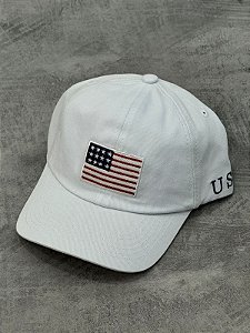BONÉ AEROPOSTALE USA BANDEIRA- BRANCO