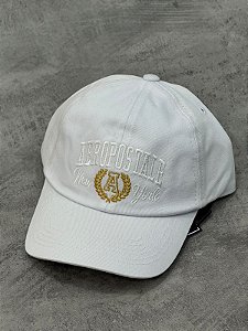 BONÉ AEROPOSTALE NEW YORK- BRANCO E DOURADO