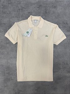 POLO LACOSTE ASSINATURA BEGE- PH5465-23-XFJ