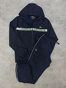CONJUNTO LACOSTE SPORT FAIXA LETREIRO AZUL MARINHO- FA13487-R7-1334