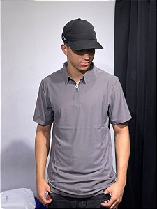 Camisa Polo Tech- Marrom