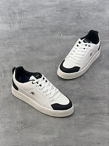 TENIS MASCULINO AEROPOSTALE  8493481.4 COVERLINE SINTETI/MICRO BRANCO/PRETO