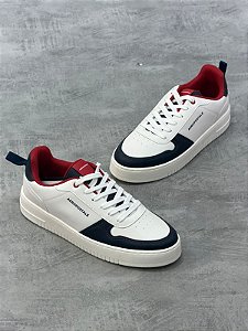 TENIS MASCULINO COVER.BRANCO/MARINHO/VERMELHO REF 8493480.10