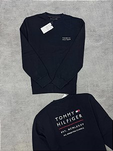 Moletom tommy hilfiger BRAND LOVE EMBRO STACK SWEATSHRT