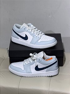 AIR JORDAN  LOW BLUE-WHITE