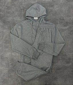 CONJUNTO MOLETOM BASIC HANSEZ- CINZA