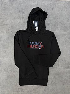 MOLETOM TOMMY HILFIGER BRAND LOVE STRIPE SWEATSHIRT PTO -THMW0MW42468-BDS