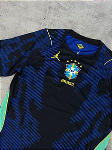 Camisa Brasil Jordan II 2026/27 Torcedor Pro Masculina - Azul