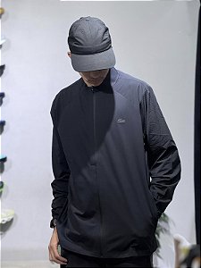 JAQUETA LACOSTE SPORT PRETA CROCO REFLETÍVEL- PRETA