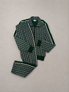 CONJUNTO LACOSTE MONOGRAM- VERDE