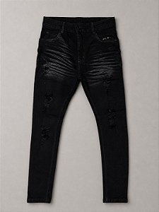 Calça Metal jeans escura