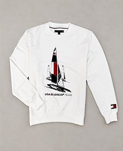Moletom Tommy hilfiger gola careca USA
