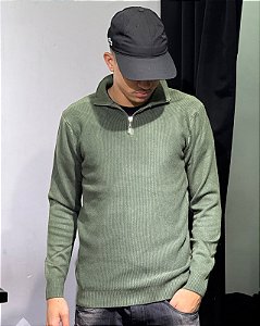 SUETER MEIO ZIPER (VERDE) 5396