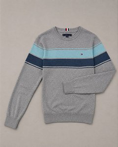 SUETER TOMMY HILFIGER - CINZA