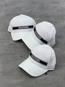 Bone tommy hilfiger Sport faixa azul marinho