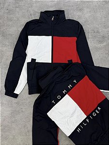 Jaqueta Velejador Tommy Hilfiger  Bandeirão - Detalhe nas costas
