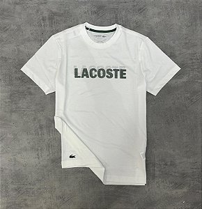 Camisecta lacoste ultra dry branca TH217-23-737