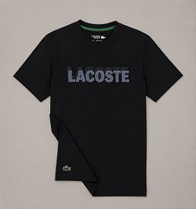 Camisecta lacoste ultra dry preta TH0217-23-463