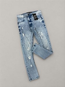 CALÇA WT JEANS RESPINGO DE TINTA