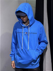 MOLETOM TOMMY HILFIGER- AZUL ROYAL