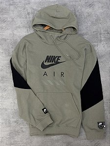 MOLETOM FLEECE PULLOVER HOODIE - VERDE MUSGO
