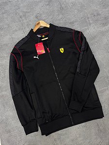 Jaqueta Puma ferrari motorsport preto+vermelho - 620936-01
