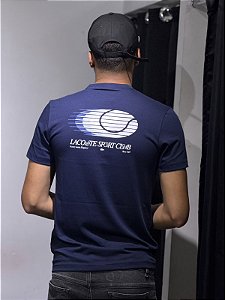 Camiseta lacoste sport club  Azul marinho- TH6655-23-525