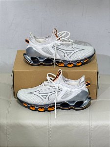 Mizuno Wave Prophecy 14 Branco/Laranja