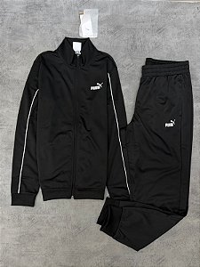 CONJUNTO PUMA TRACKSUIT - PRETO + BRANCO