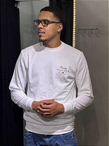 Moletom tommy hilfiger Branco -THW0MW4318-THybr