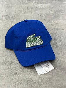 BONÉ LACOSTE PATCH BRANDED- AZUL ROYAL