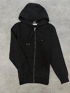 Moletom tommy hilfiger ziper PRETO - THMW0MW31492-BDS