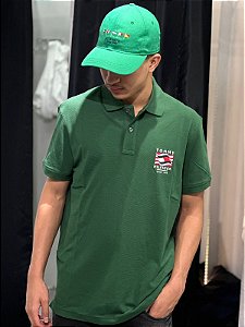 POLO TOMMY HILFIGER BANDEIRÃO SINCE 1985- VERDE
