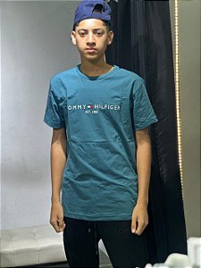 CAMISETA TOMMY HILFIGER - 1985 ESMERALDA