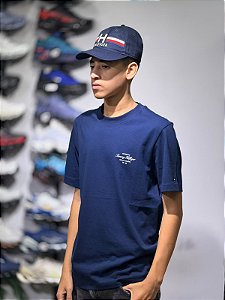 CAMISETA TOMMY OCEAN PURSUITS AZUL MARINHO
