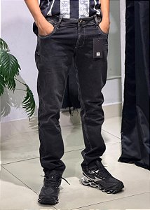 Calça  escura uni jeans  -1387